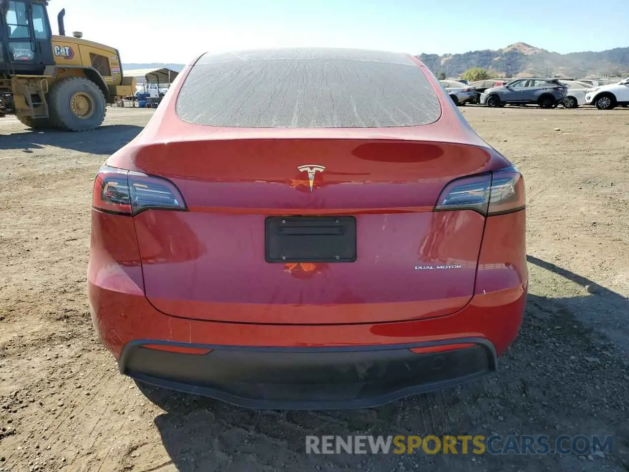 6 fotografías del automóvil dañado 7SAYGDEE9PF628437 TESLA MODEL Y 2023