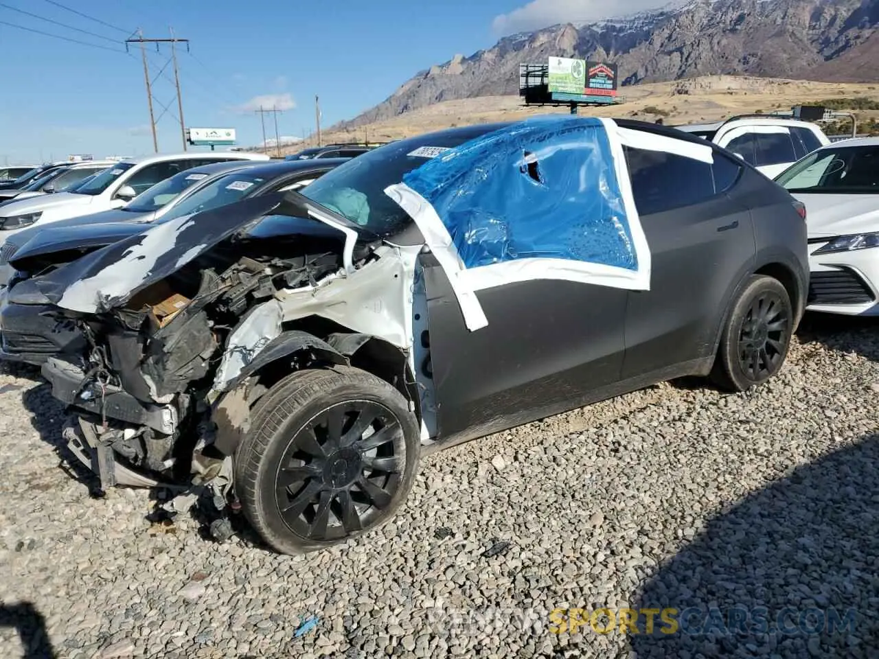 1 fotografías del automóvil dañado 7SAYGDEE9PF631306 TESLA MODEL Y 2023