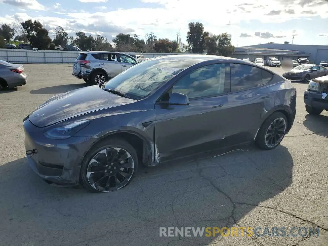 1 fotografías del automóvil dañado 7SAYGDEE9PF638742 TESLA MODEL Y 2023