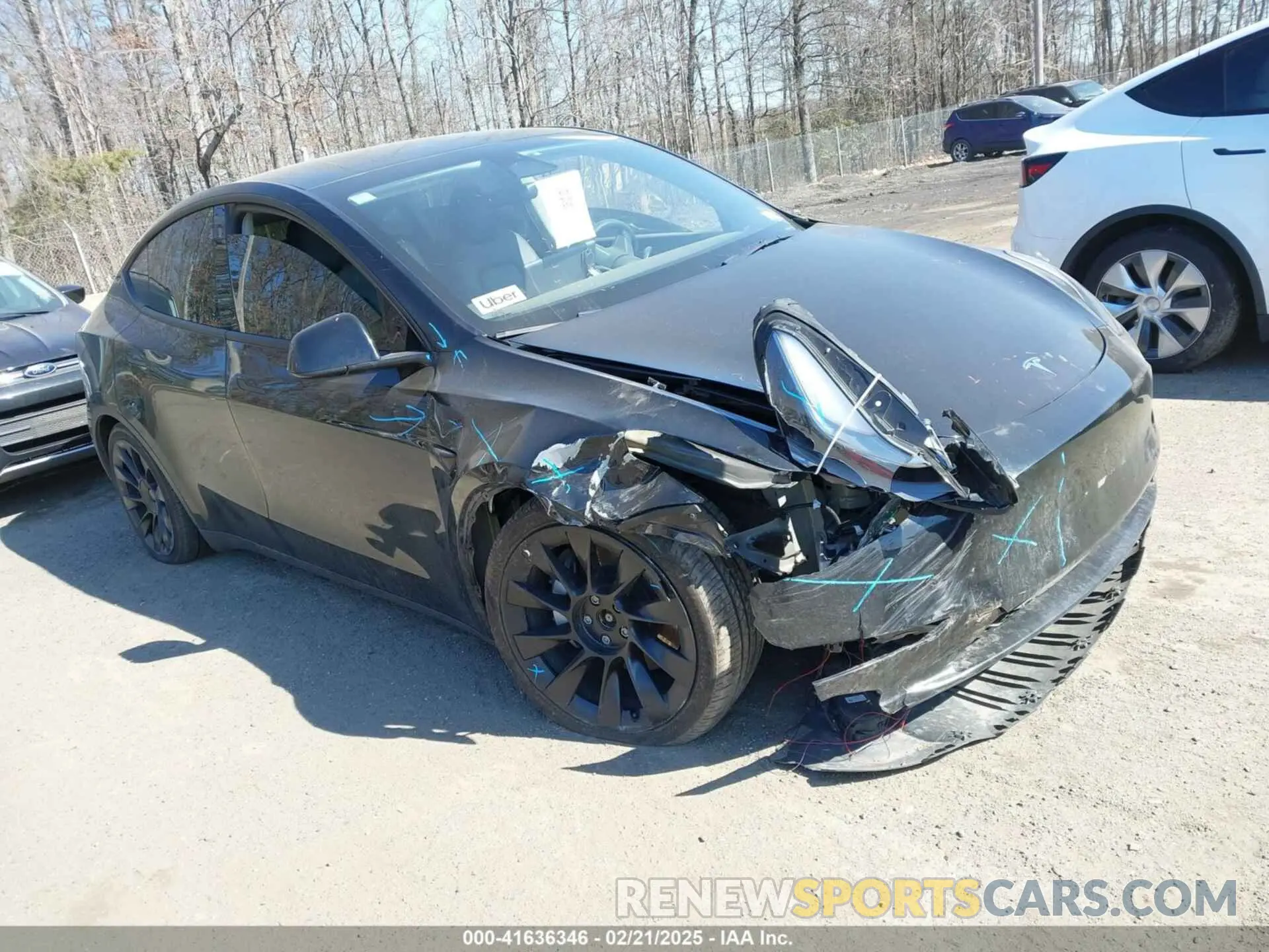 1 fotografías del automóvil dañado 7SAYGDEE9PF639969 TESLA MODEL Y 2023