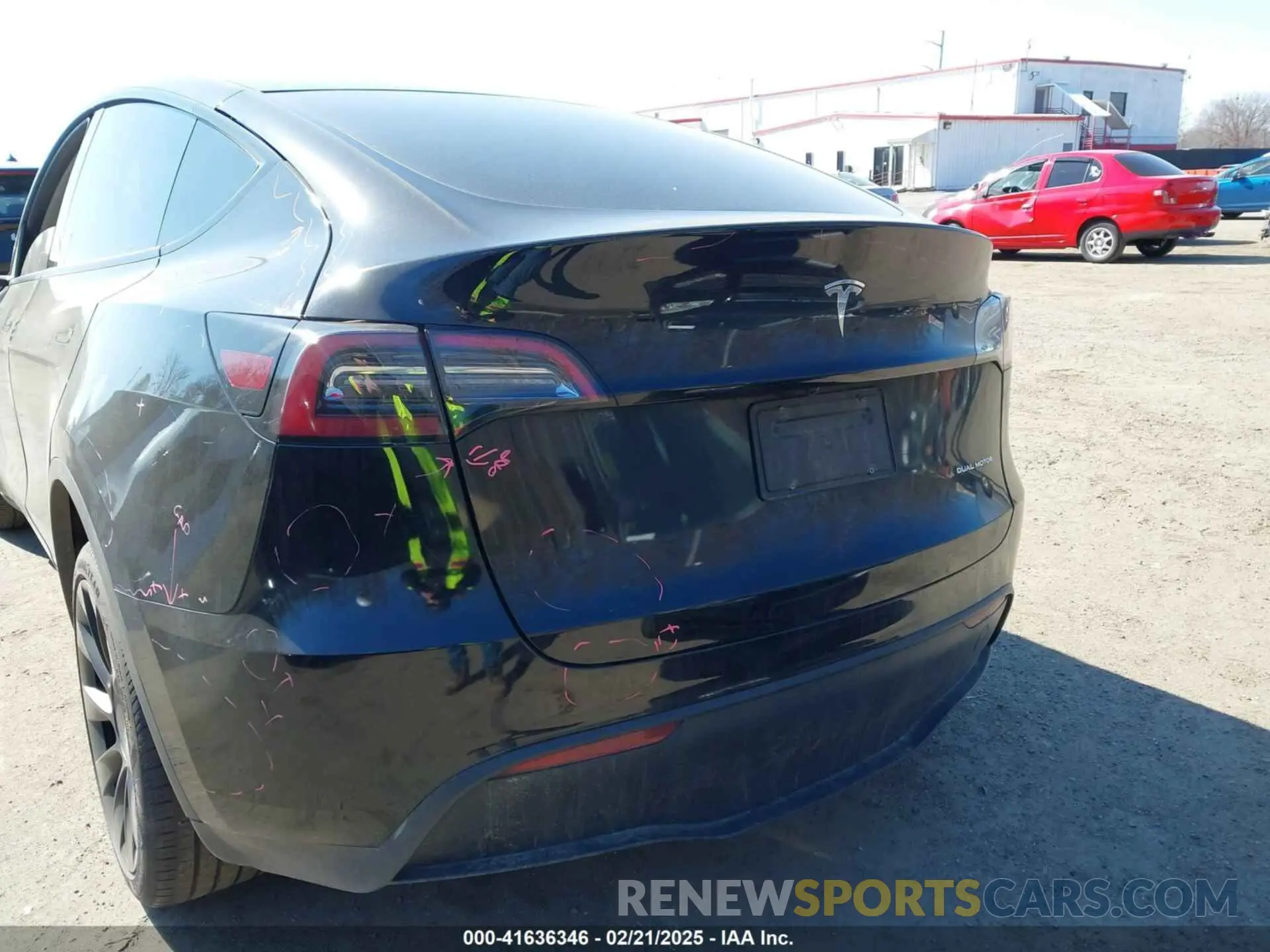 16 fotografías del automóvil dañado 7SAYGDEE9PF639969 TESLA MODEL Y 2023