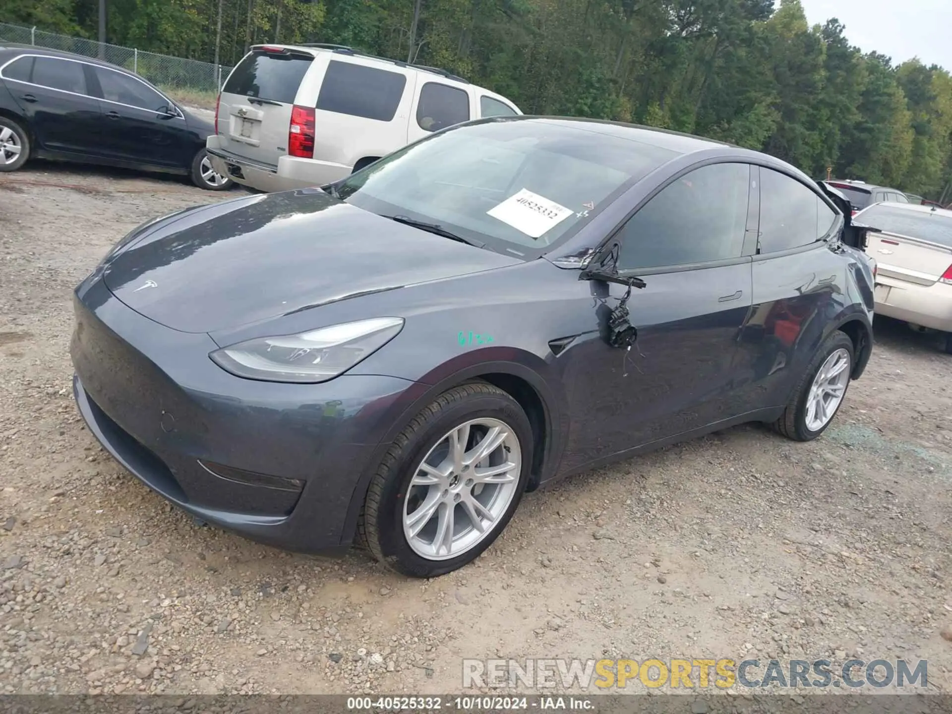 2 fotografías del automóvil dañado 7SAYGDEE9PF663902 TESLA MODEL Y 2023