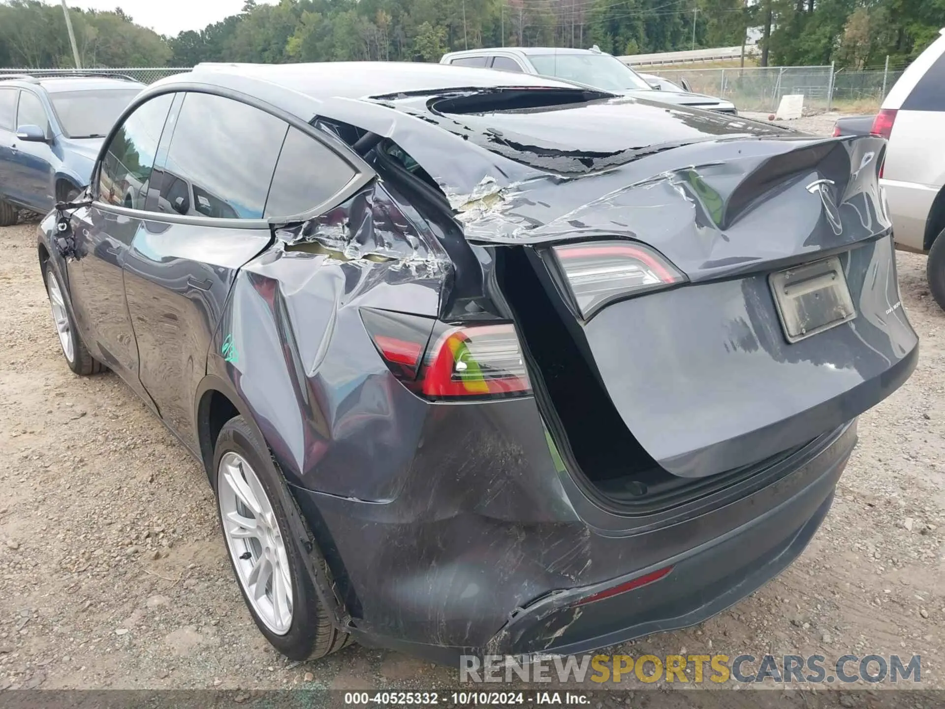 6 fotografías del automóvil dañado 7SAYGDEE9PF663902 TESLA MODEL Y 2023