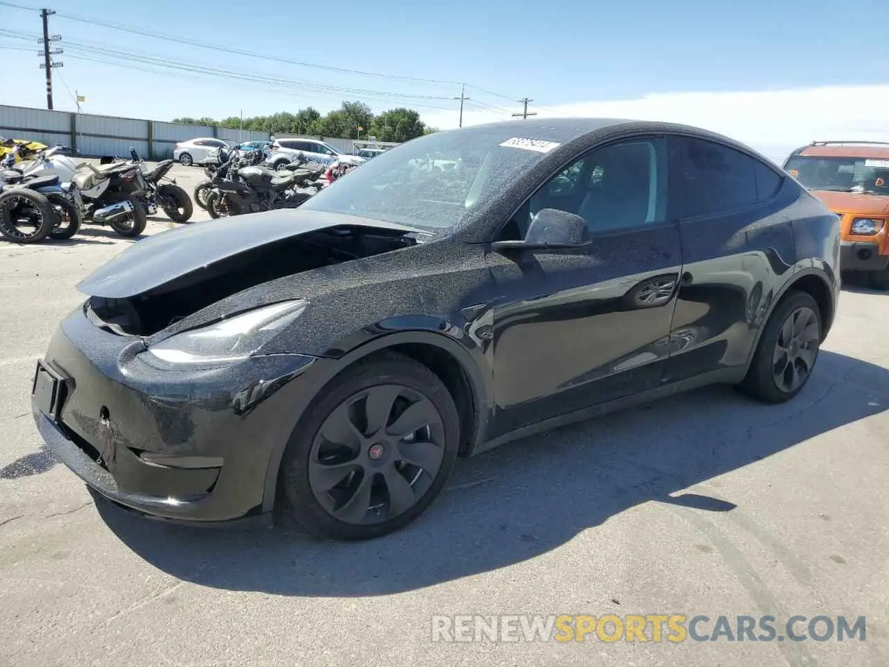 1 fotografías del automóvil dañado 7SAYGDEE9PF686242 TESLA MODEL Y 2023