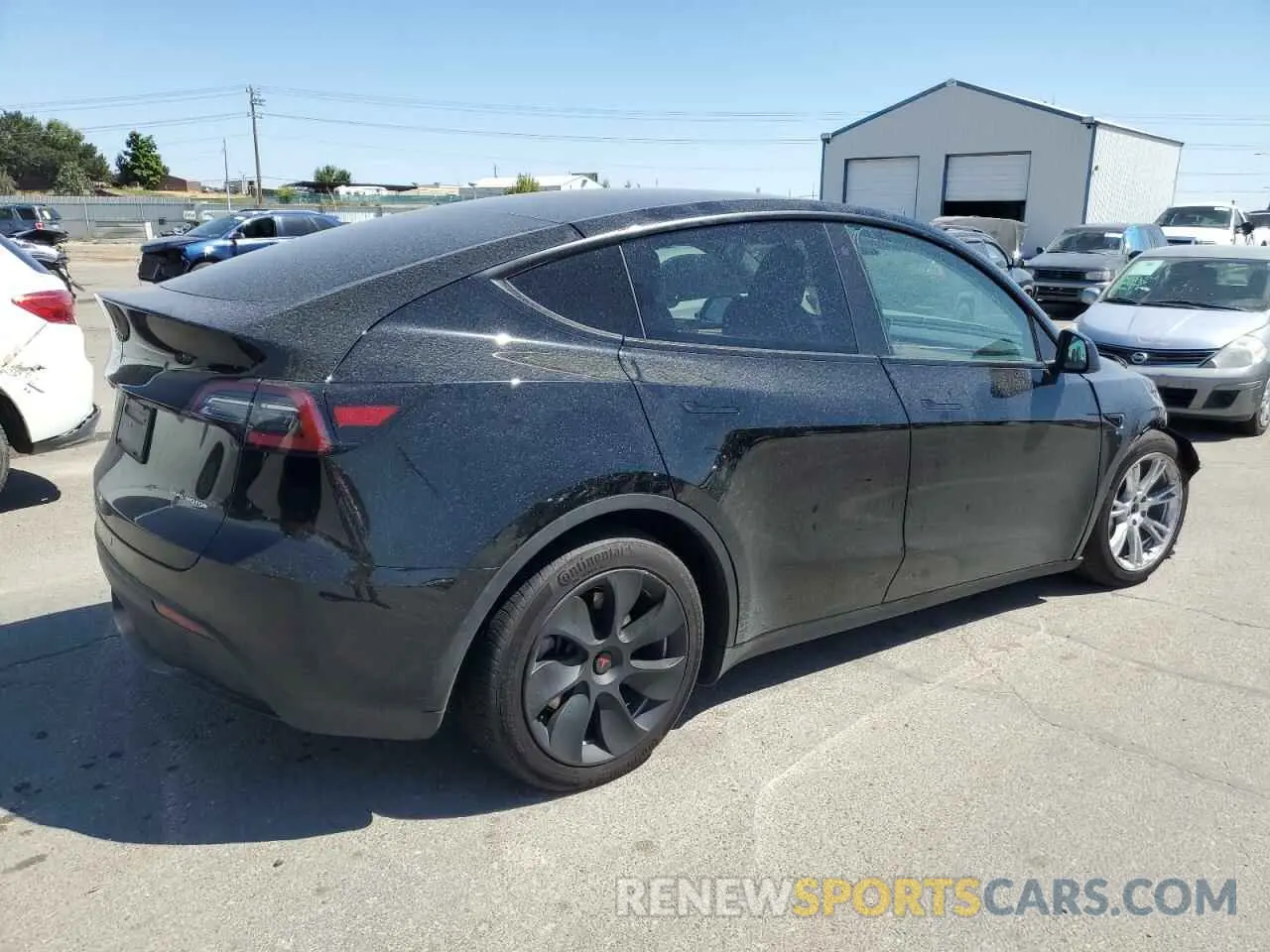 3 fotografías del automóvil dañado 7SAYGDEE9PF686242 TESLA MODEL Y 2023