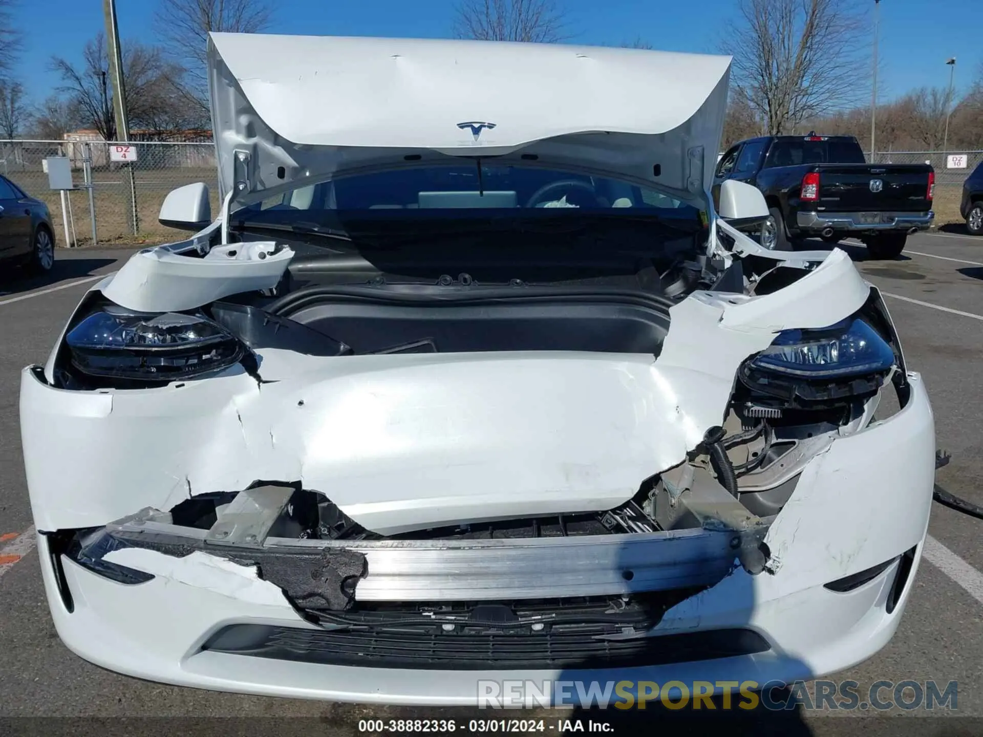 12 fotografías del automóvil dañado 7SAYGDEE9PF688041 TESLA MODEL Y 2023