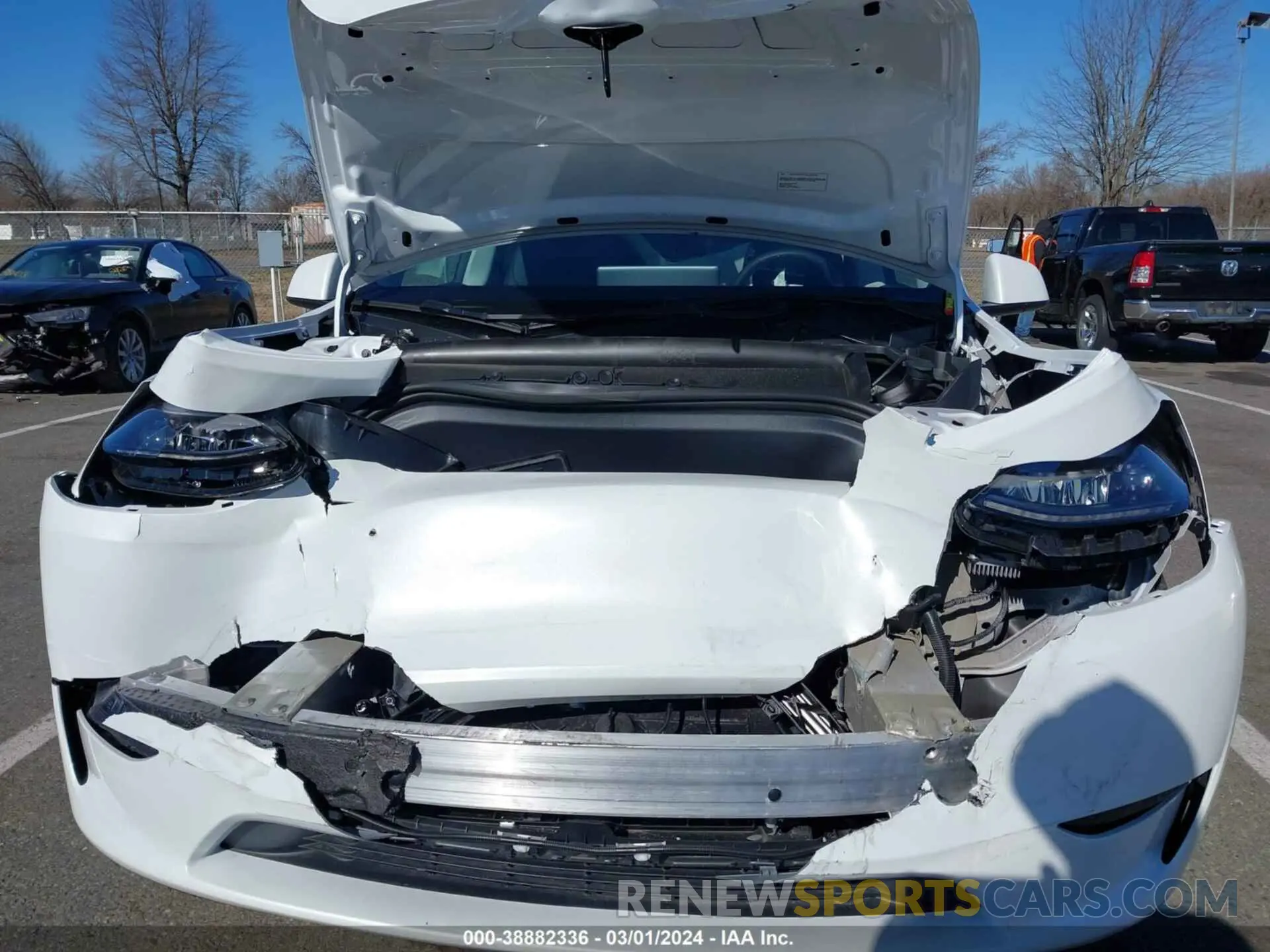 22 fotografías del automóvil dañado 7SAYGDEE9PF688041 TESLA MODEL Y 2023