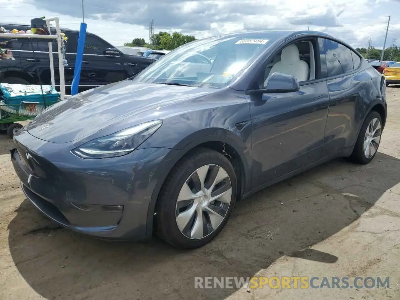 1 fotografías del automóvil dañado 7SAYGDEE9PF695295 TESLA MODEL Y 2023