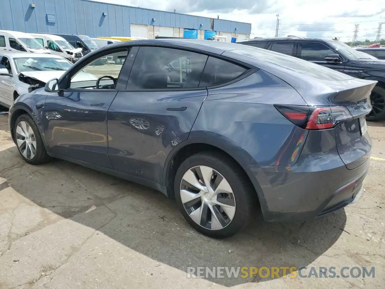 2 fotografías del automóvil dañado 7SAYGDEE9PF695295 TESLA MODEL Y 2023