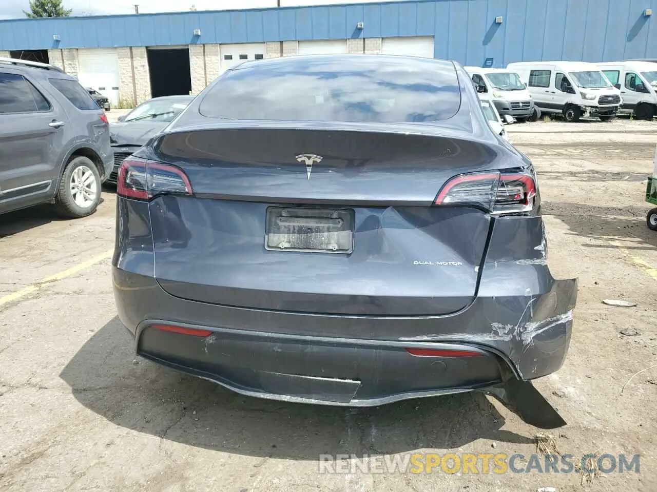 6 fotografías del automóvil dañado 7SAYGDEE9PF695295 TESLA MODEL Y 2023