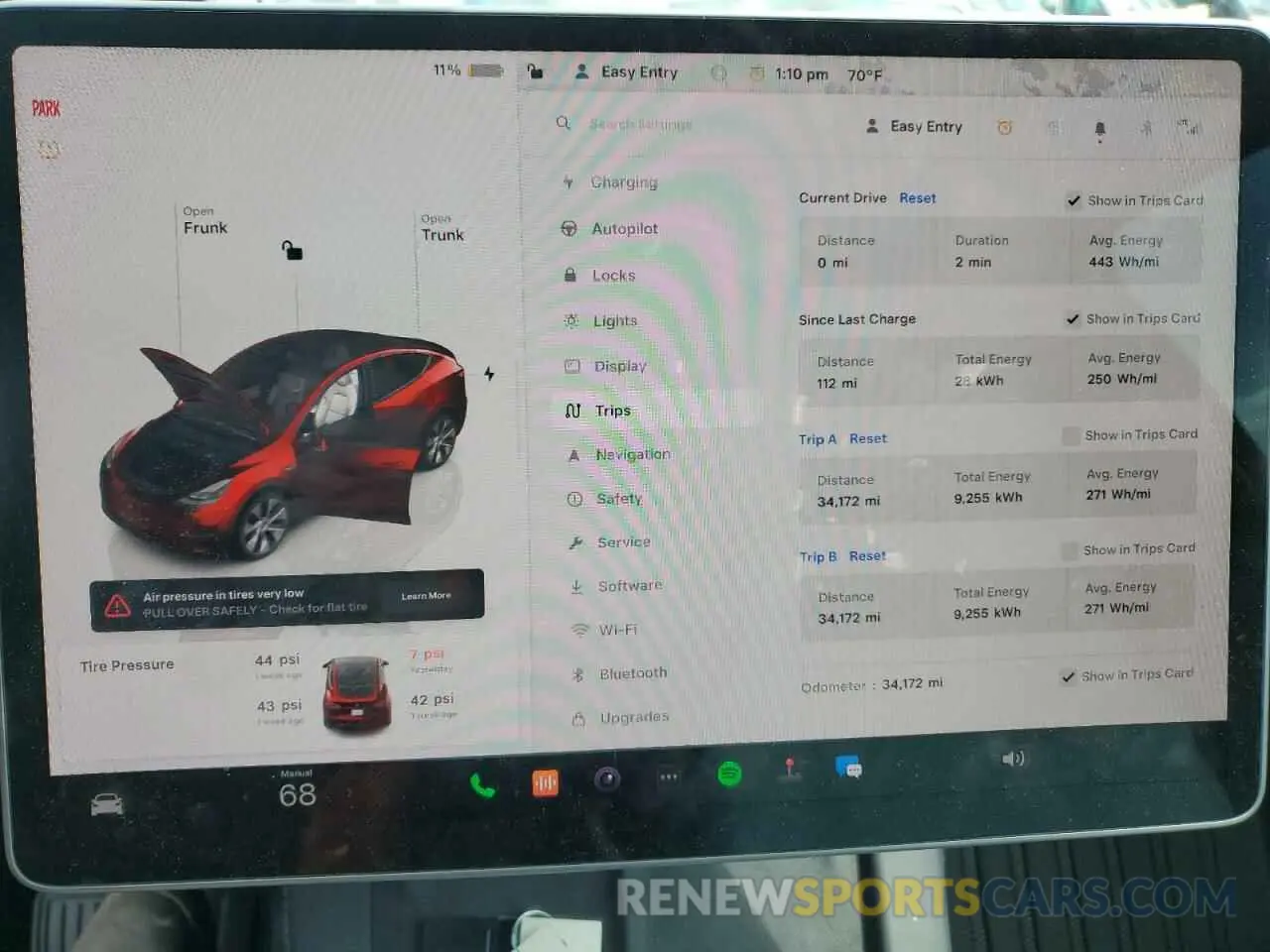 9 fotografías del automóvil dañado 7SAYGDEE9PF695295 TESLA MODEL Y 2023