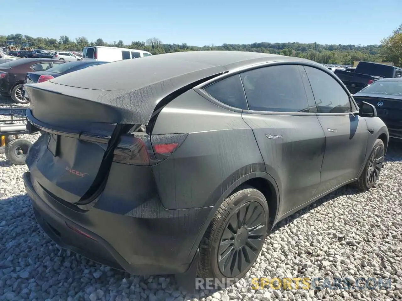 3 fotografías del automóvil dañado 7SAYGDEE9PF706084 TESLA MODEL Y 2023