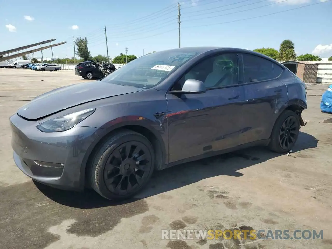 1 fotografías del automóvil dañado 7SAYGDEE9PF748268 TESLA MODEL Y 2023