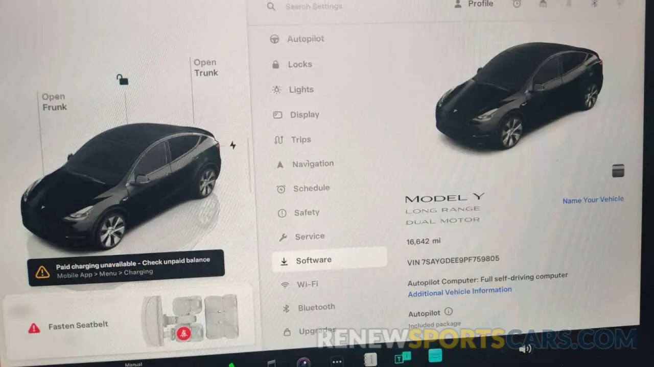 10 fotografías del automóvil dañado 7SAYGDEE9PF759805 TESLA MODEL Y 2023