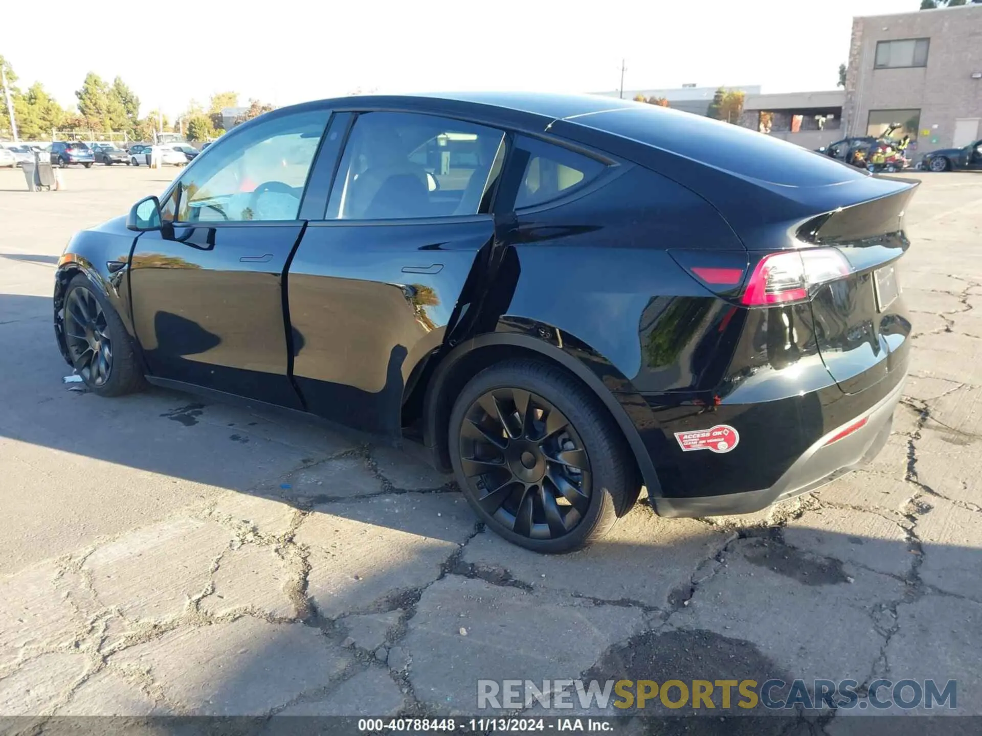 3 fotografías del automóvil dañado 7SAYGDEE9PF787698 TESLA MODEL Y 2023