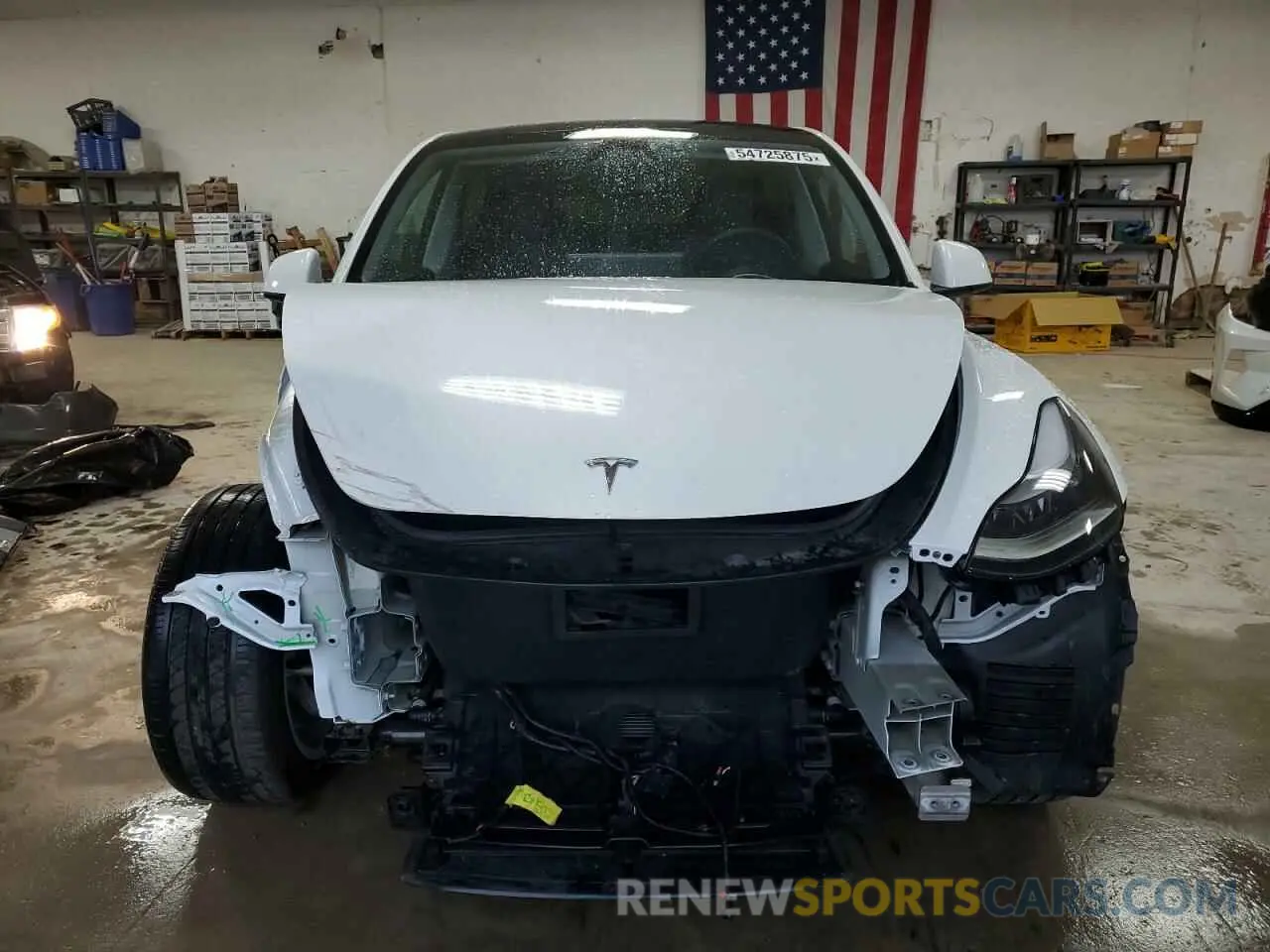 5 fotografías del automóvil dañado 7SAYGDEE9PF805214 TESLA MODEL Y 2023