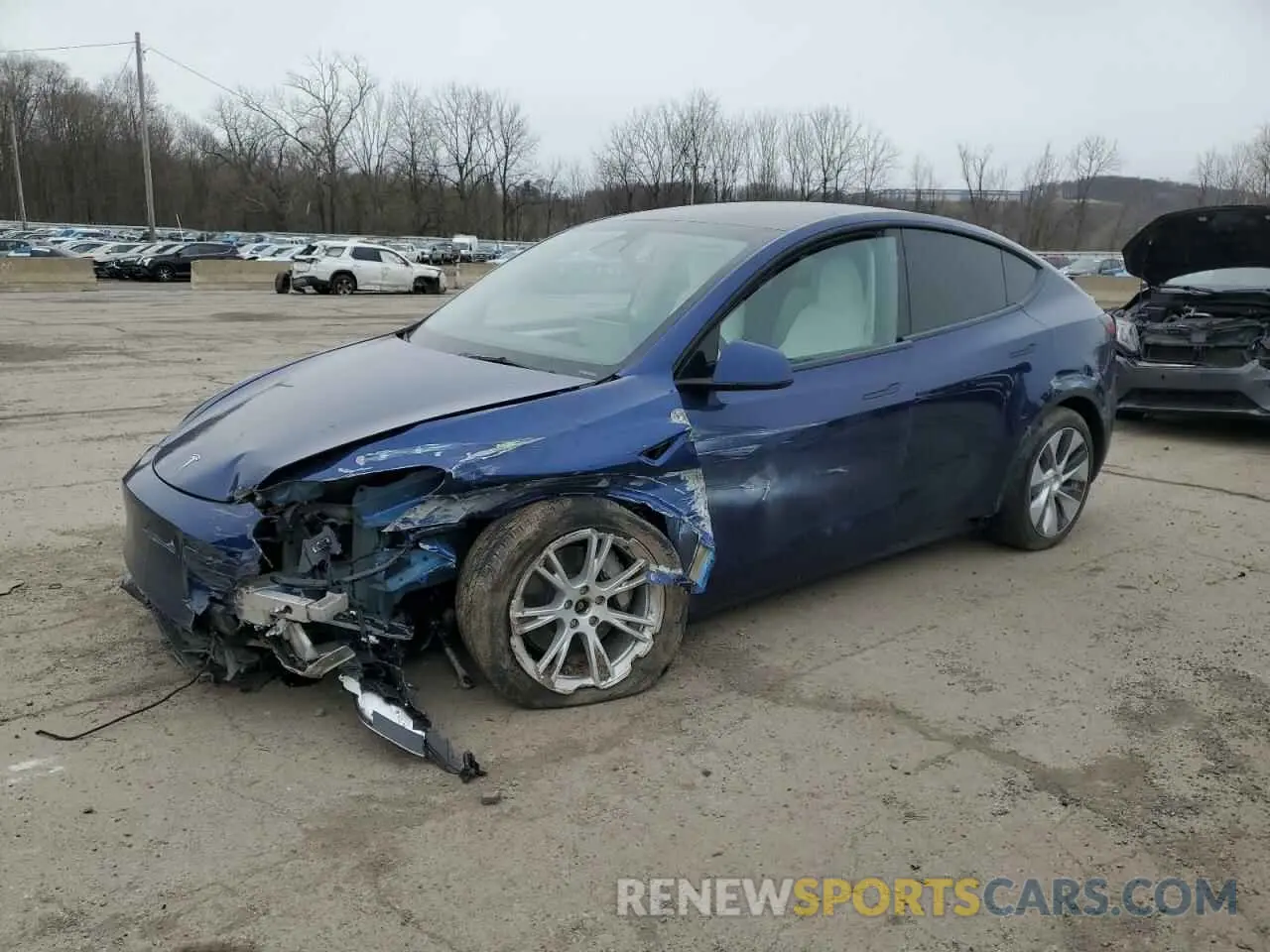 1 fotografías del automóvil dañado 7SAYGDEE9PF810591 TESLA MODEL Y 2023