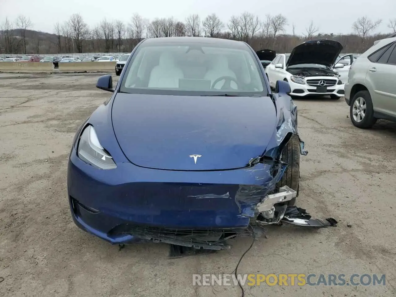5 fotografías del automóvil dañado 7SAYGDEE9PF810591 TESLA MODEL Y 2023