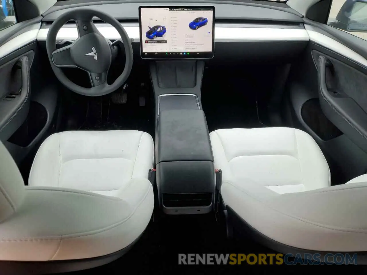 8 fotografías del automóvil dañado 7SAYGDEE9PF810591 TESLA MODEL Y 2023