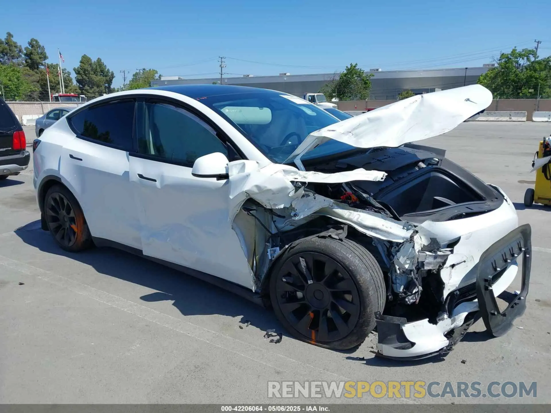 1 fotografías del automóvil dañado 7SAYGDEE9PF811580 TESLA MODEL Y 2023