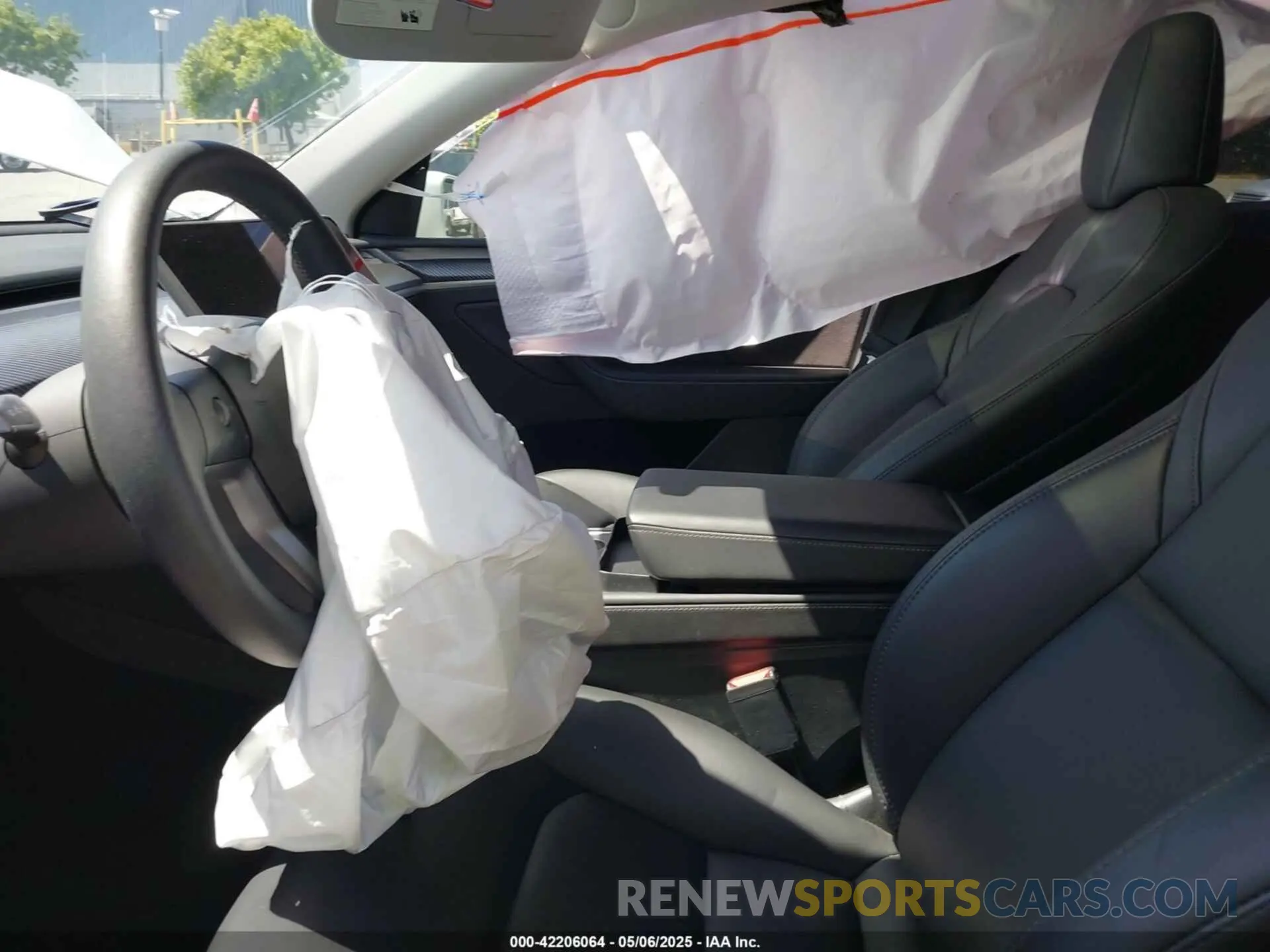 5 fotografías del automóvil dañado 7SAYGDEE9PF811580 TESLA MODEL Y 2023