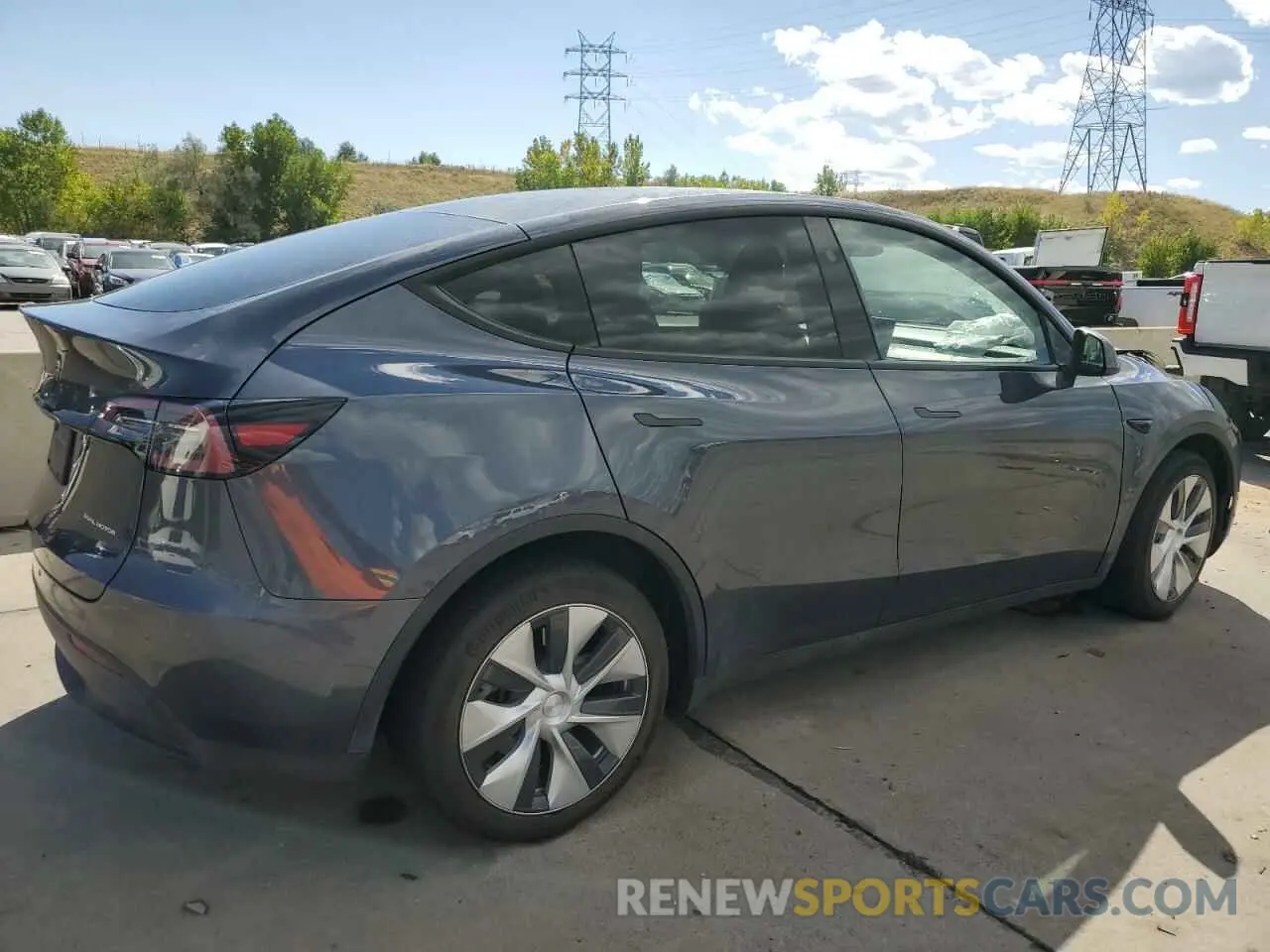 3 fotografías del automóvil dañado 7SAYGDEE9PF838911 TESLA MODEL Y 2023