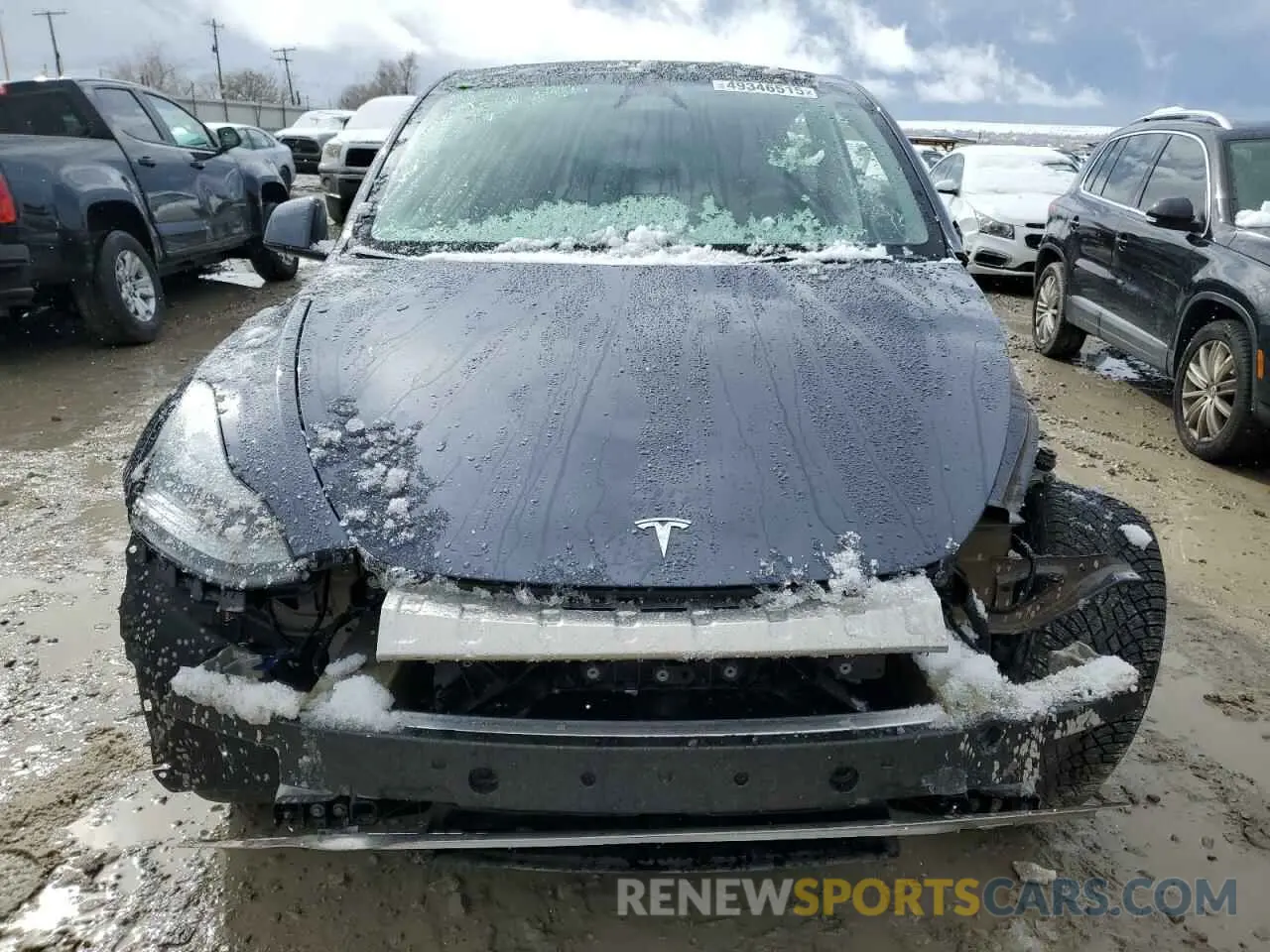 5 fotografías del automóvil dañado 7SAYGDEE9PF840948 TESLA MODEL Y 2023