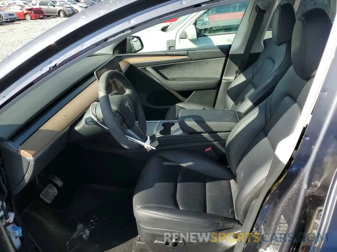 7 fotografías del automóvil dañado 7SAYGDEE9PF840948 TESLA MODEL Y 2023