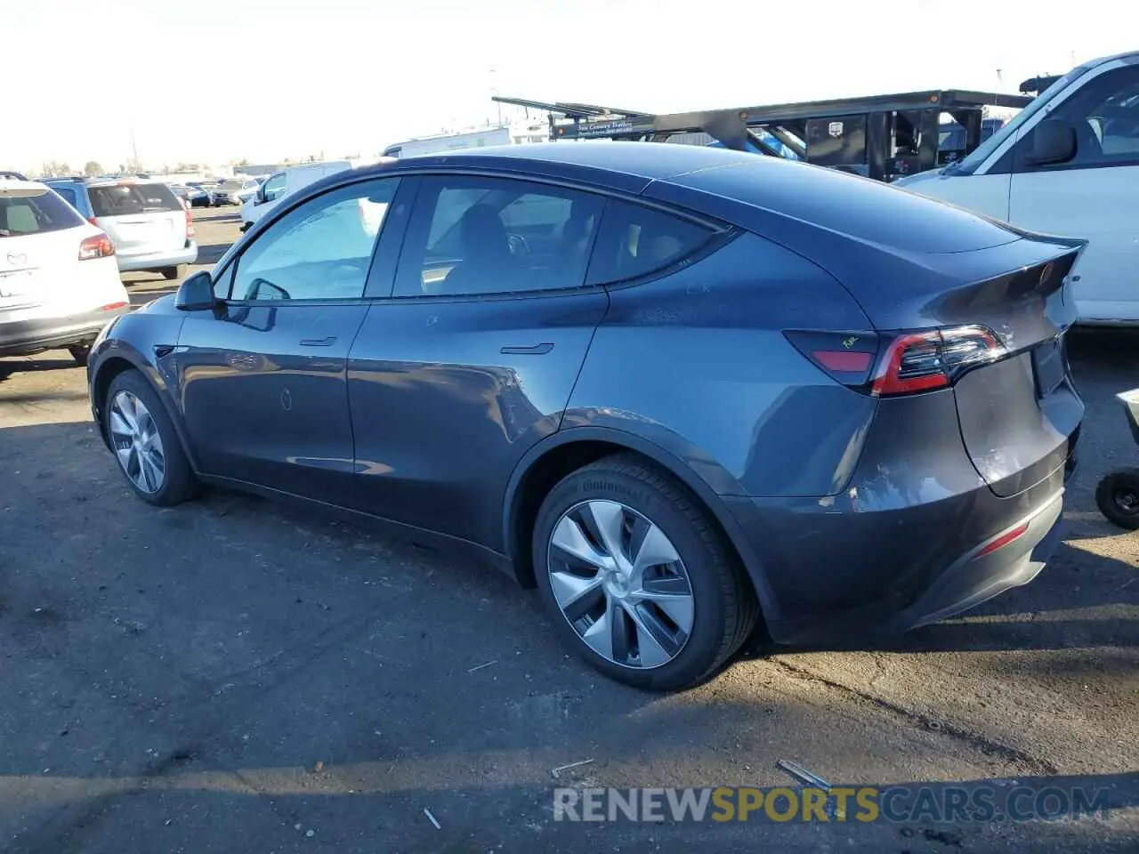 2 fotografías del automóvil dañado 7SAYGDEE9PF844370 TESLA MODEL Y 2023