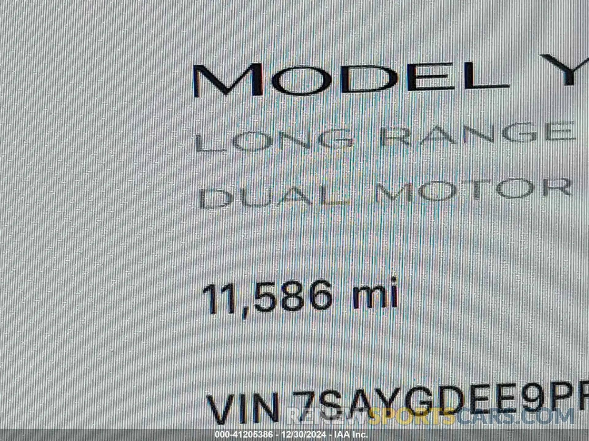 15 fotografías del automóvil dañado 7SAYGDEE9PF858527 TESLA MODEL Y 2023