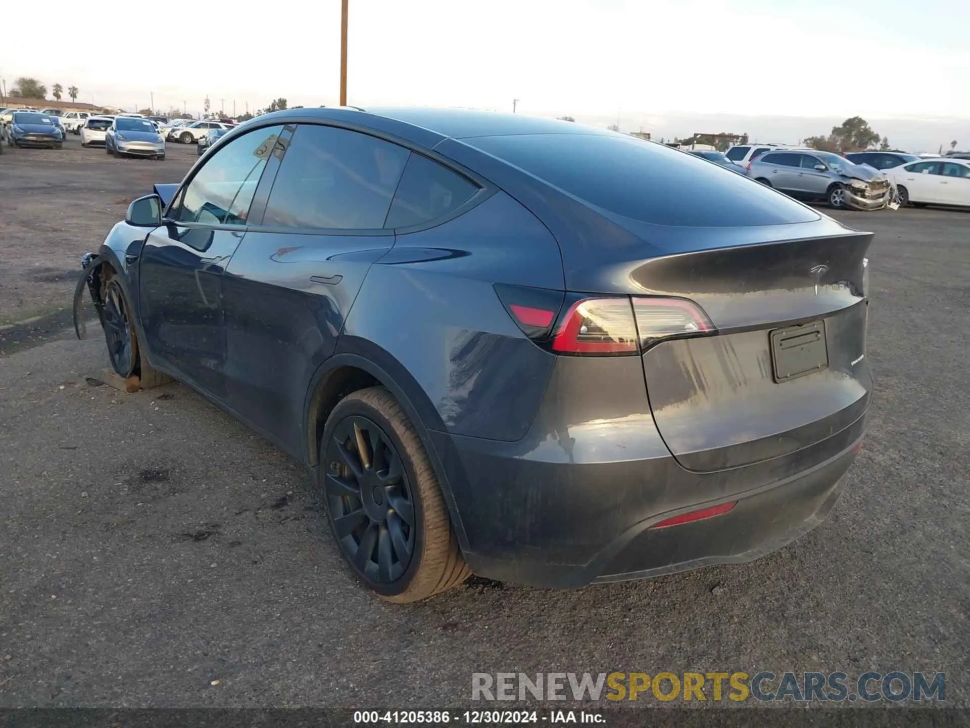 3 fotografías del automóvil dañado 7SAYGDEE9PF858527 TESLA MODEL Y 2023