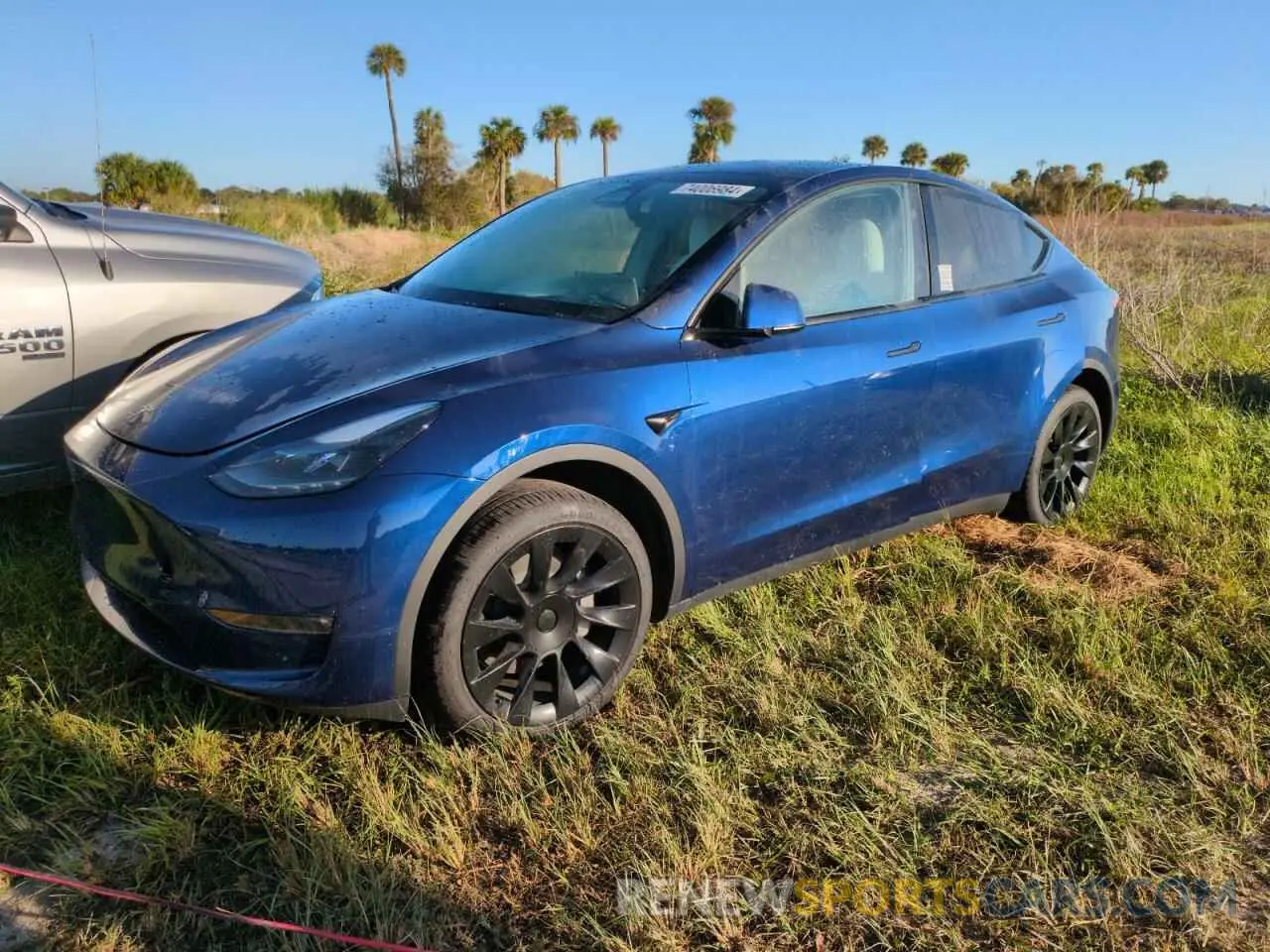 1 fotografías del automóvil dañado 7SAYGDEE9PF880933 TESLA MODEL Y 2023
