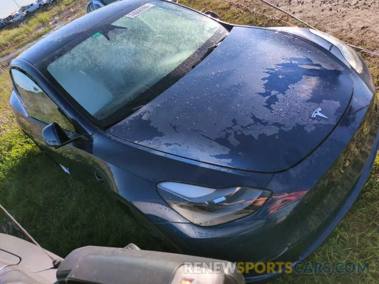 4 fotografías del automóvil dañado 7SAYGDEE9PF880933 TESLA MODEL Y 2023