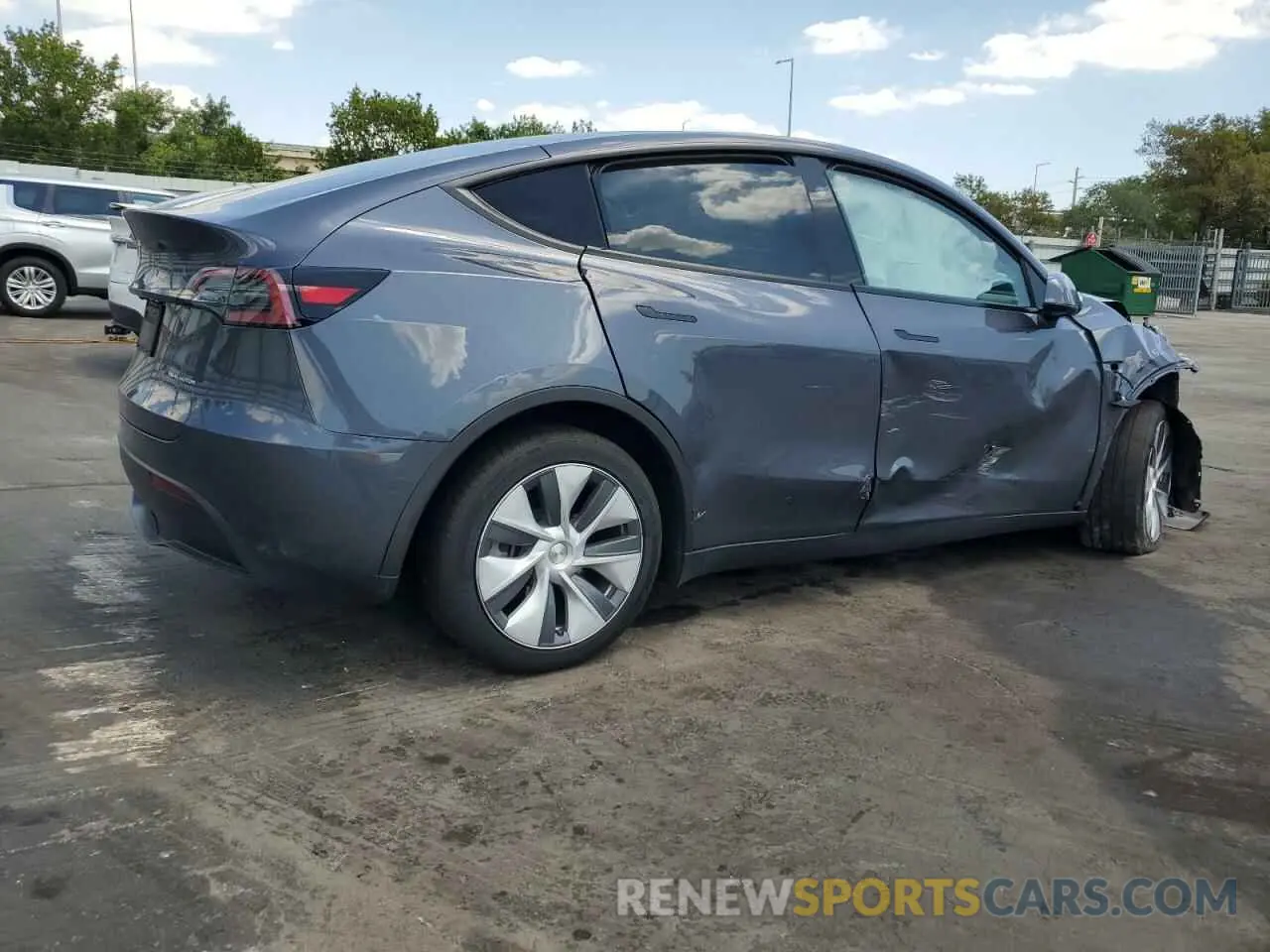 3 fotografías del automóvil dañado 7SAYGDEE9PF885405 TESLA MODEL Y 2023