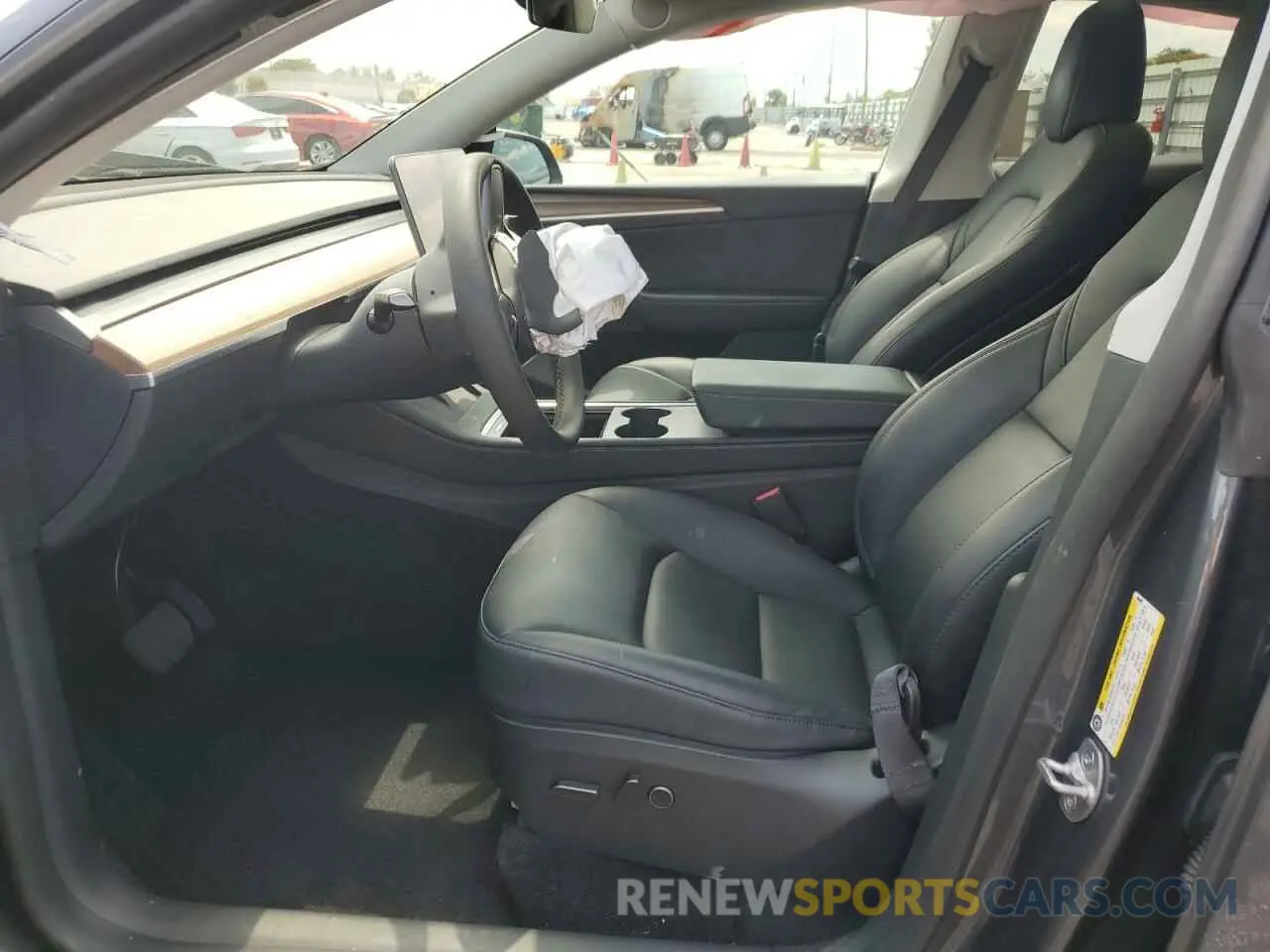 7 fotografías del automóvil dañado 7SAYGDEE9PF885405 TESLA MODEL Y 2023