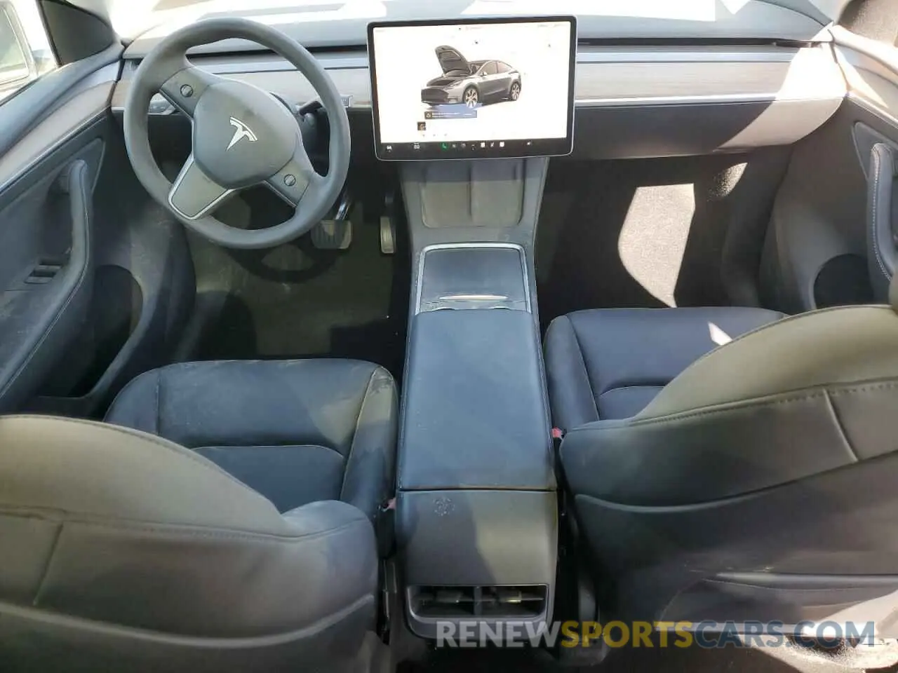 8 fotografías del automóvil dañado 7SAYGDEE9PF916202 TESLA MODEL Y 2023