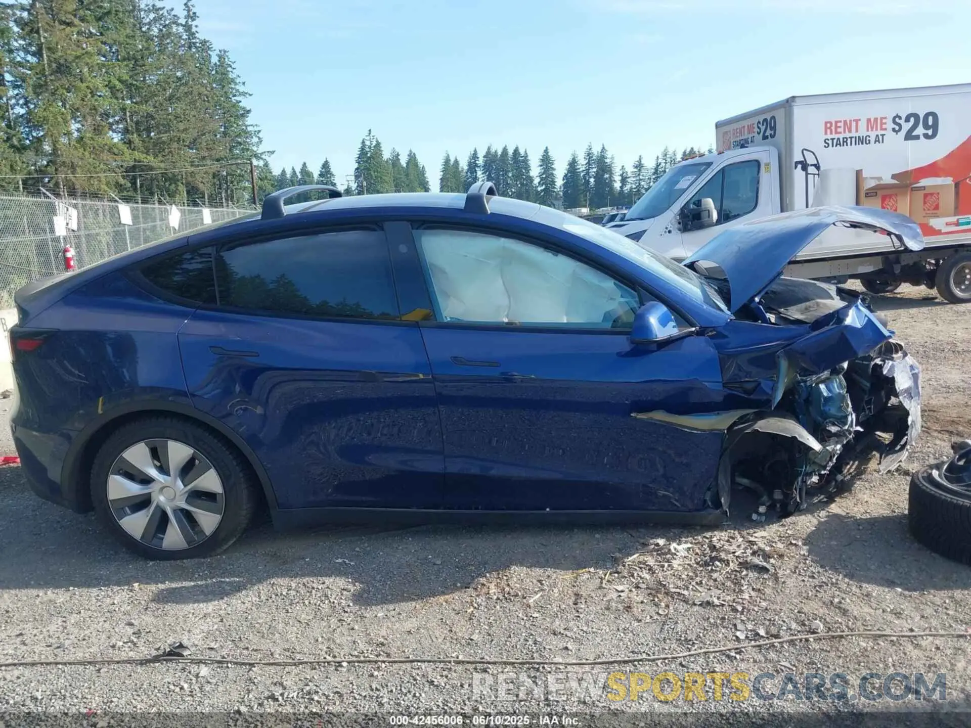 12 fotografías del automóvil dañado 7SAYGDEE9PF917186 TESLA MODEL Y 2023
