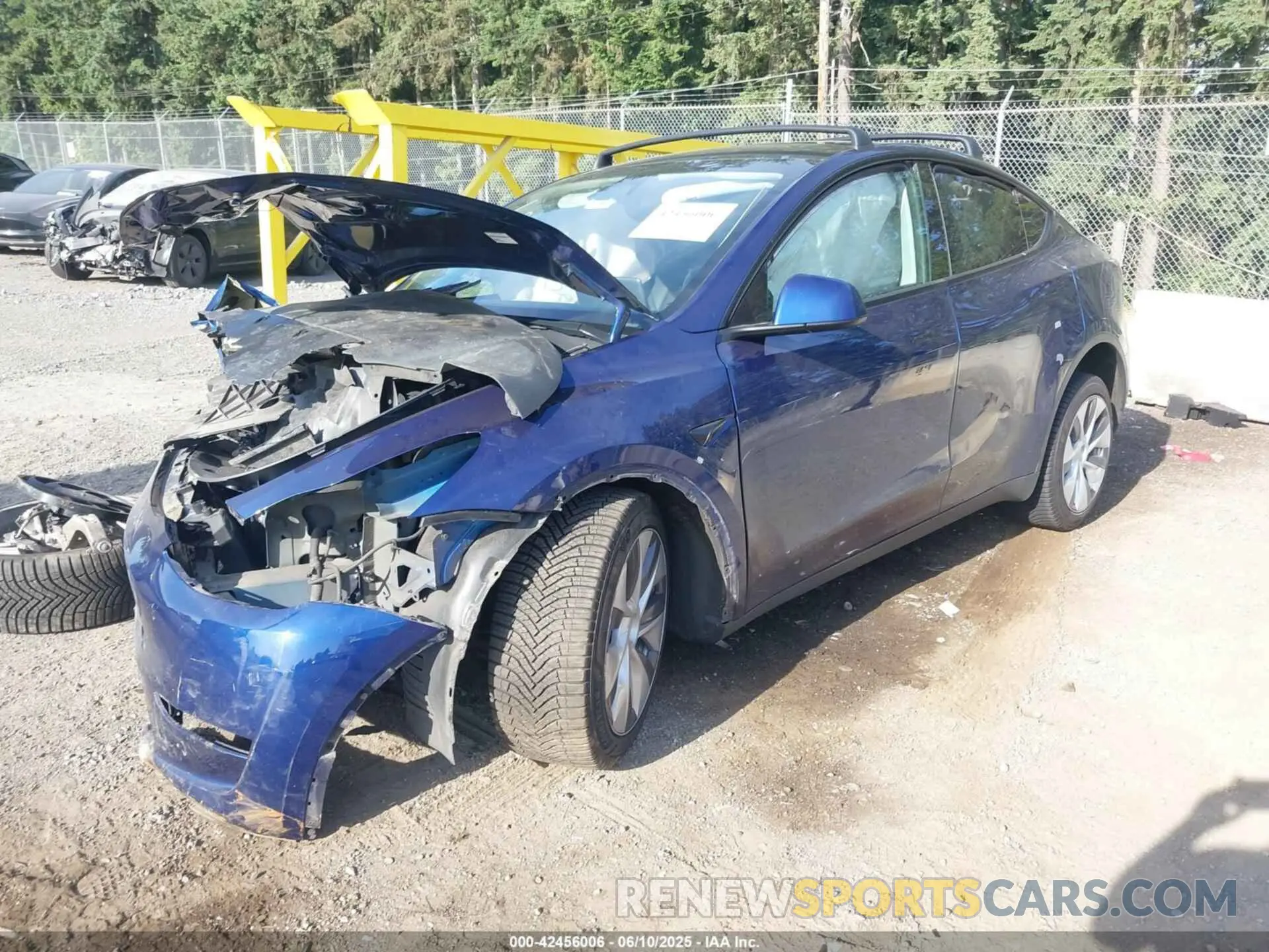 2 fotografías del automóvil dañado 7SAYGDEE9PF917186 TESLA MODEL Y 2023