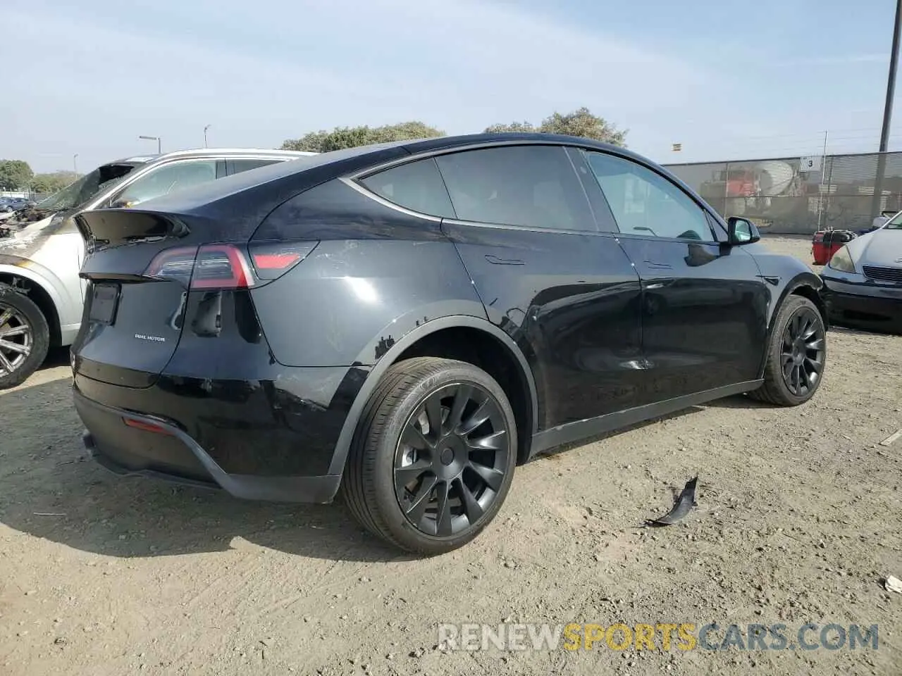 3 fotografías del automóvil dañado 7SAYGDEE9PF937776 TESLA MODEL Y 2023