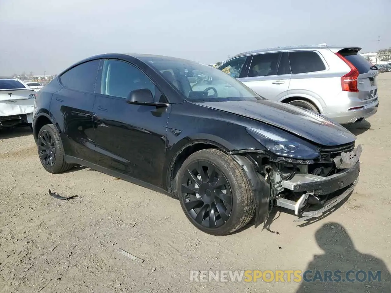 4 fotografías del automóvil dañado 7SAYGDEE9PF937776 TESLA MODEL Y 2023