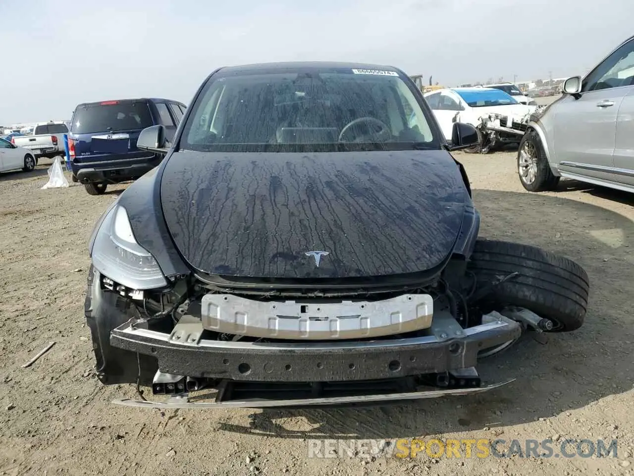 5 fotografías del automóvil dañado 7SAYGDEE9PF937776 TESLA MODEL Y 2023