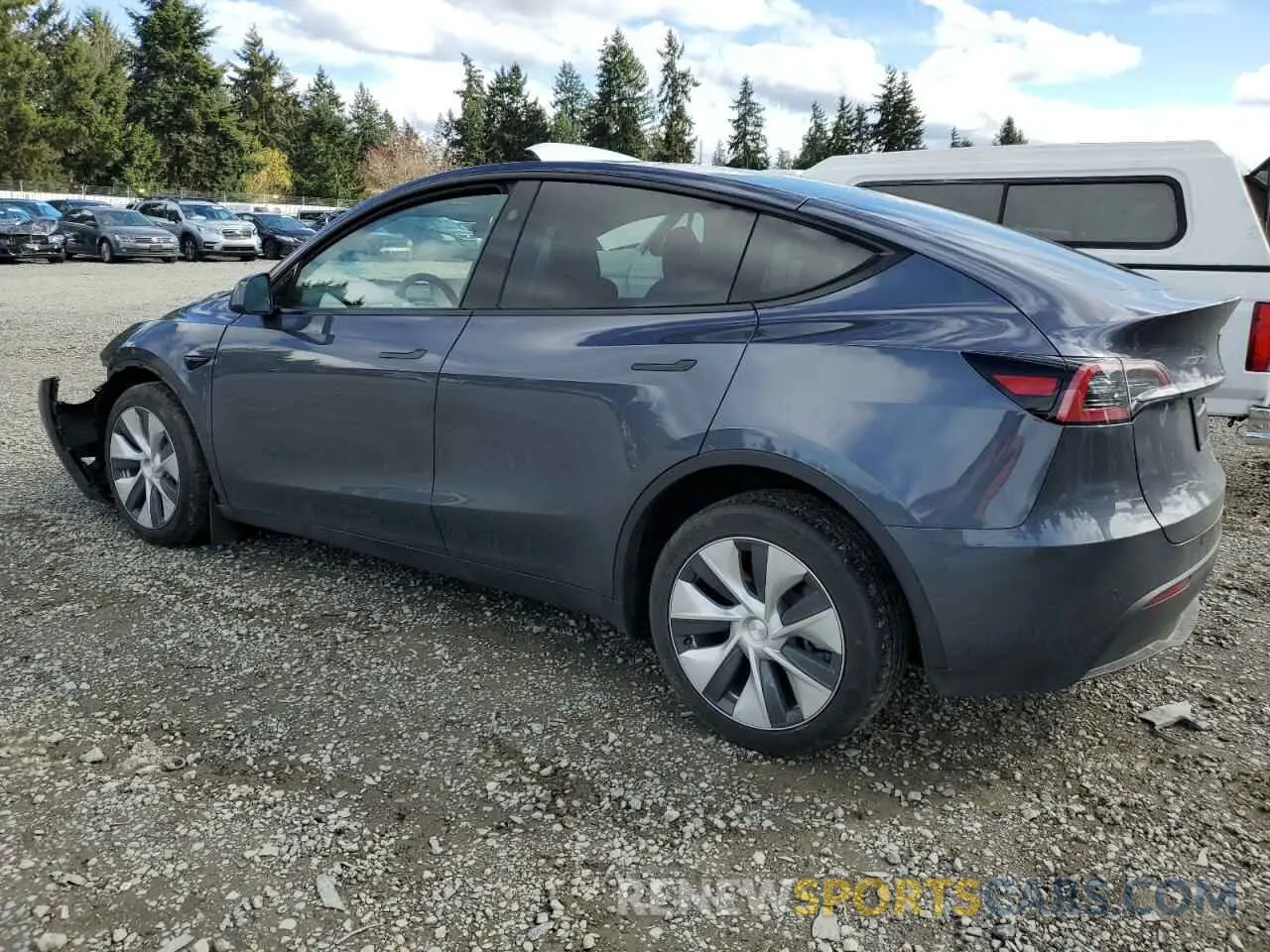 2 fotografías del automóvil dañado 7SAYGDEE9PF967828 TESLA MODEL Y 2023