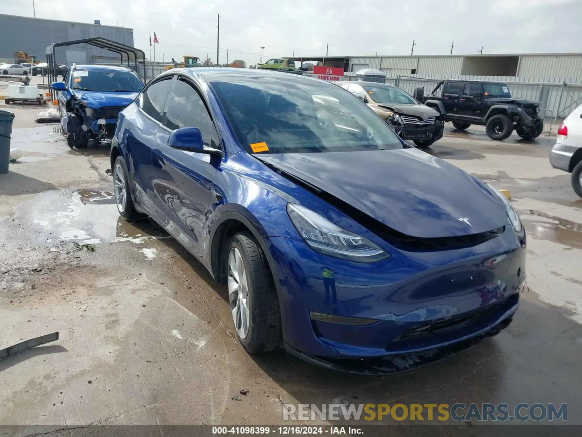 1 fotografías del automóvil dañado 7SAYGDEEXPA091039 TESLA MODEL Y 2023