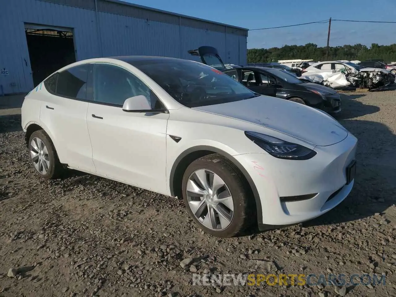 4 fotografías del automóvil dañado 7SAYGDEEXPA104856 TESLA MODEL Y 2023
