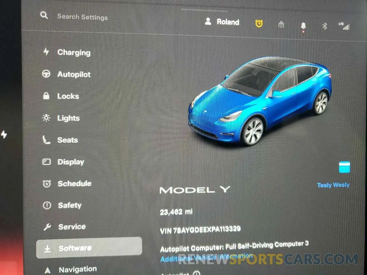 9 fotografías del automóvil dañado 7SAYGDEEXPA113329 TESLA MODEL Y 2023
