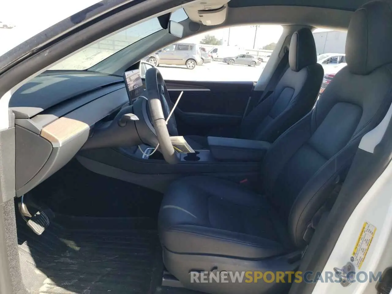 7 fotografías del automóvil dañado 7SAYGDEEXPA127215 TESLA MODEL Y 2023