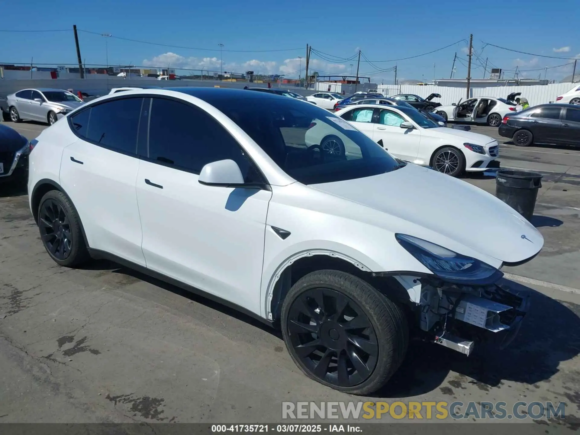 1 fotografías del automóvil dañado 7SAYGDEEXPA129790 TESLA MODEL Y 2023