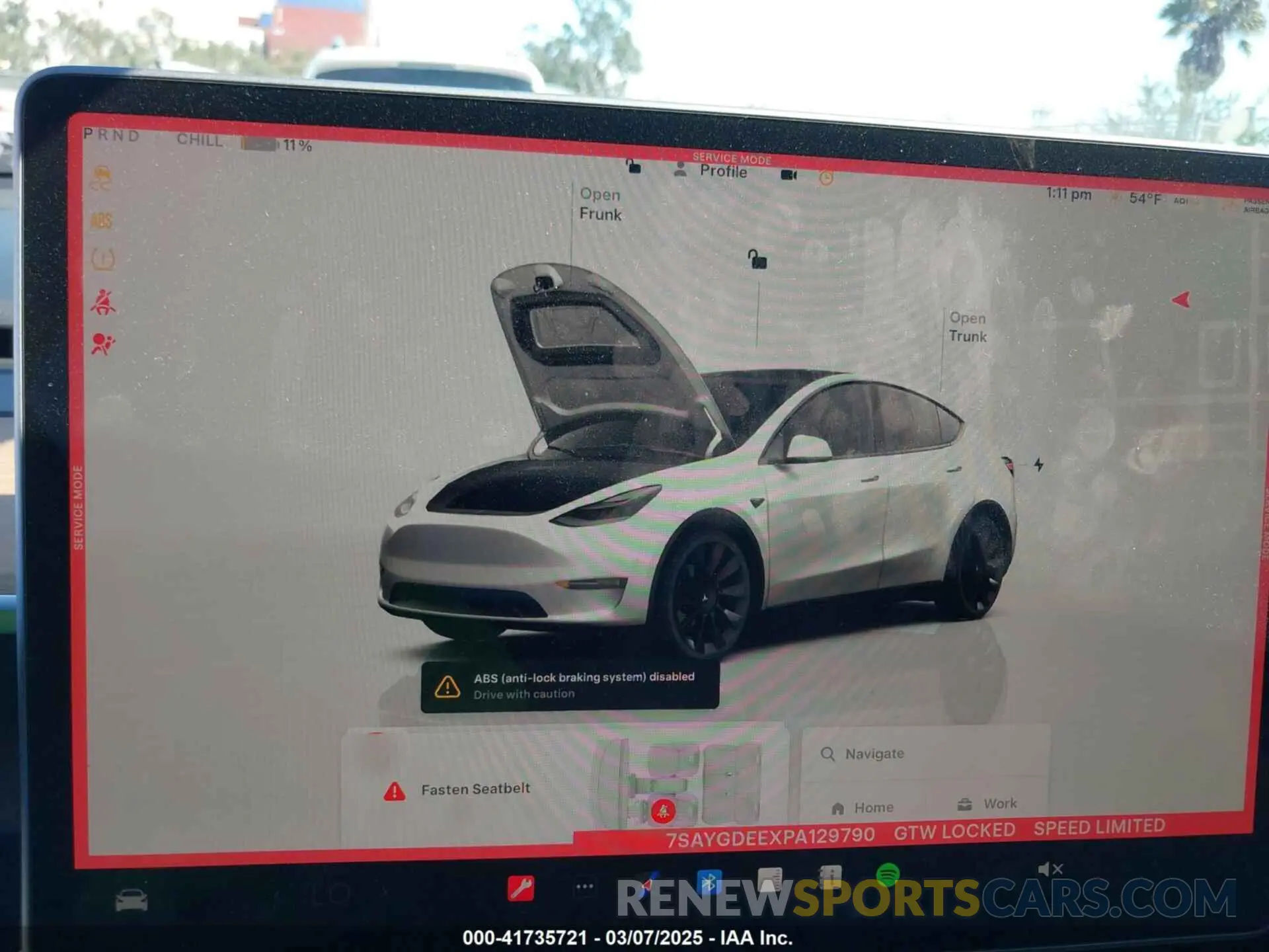 19 fotografías del automóvil dañado 7SAYGDEEXPA129790 TESLA MODEL Y 2023
