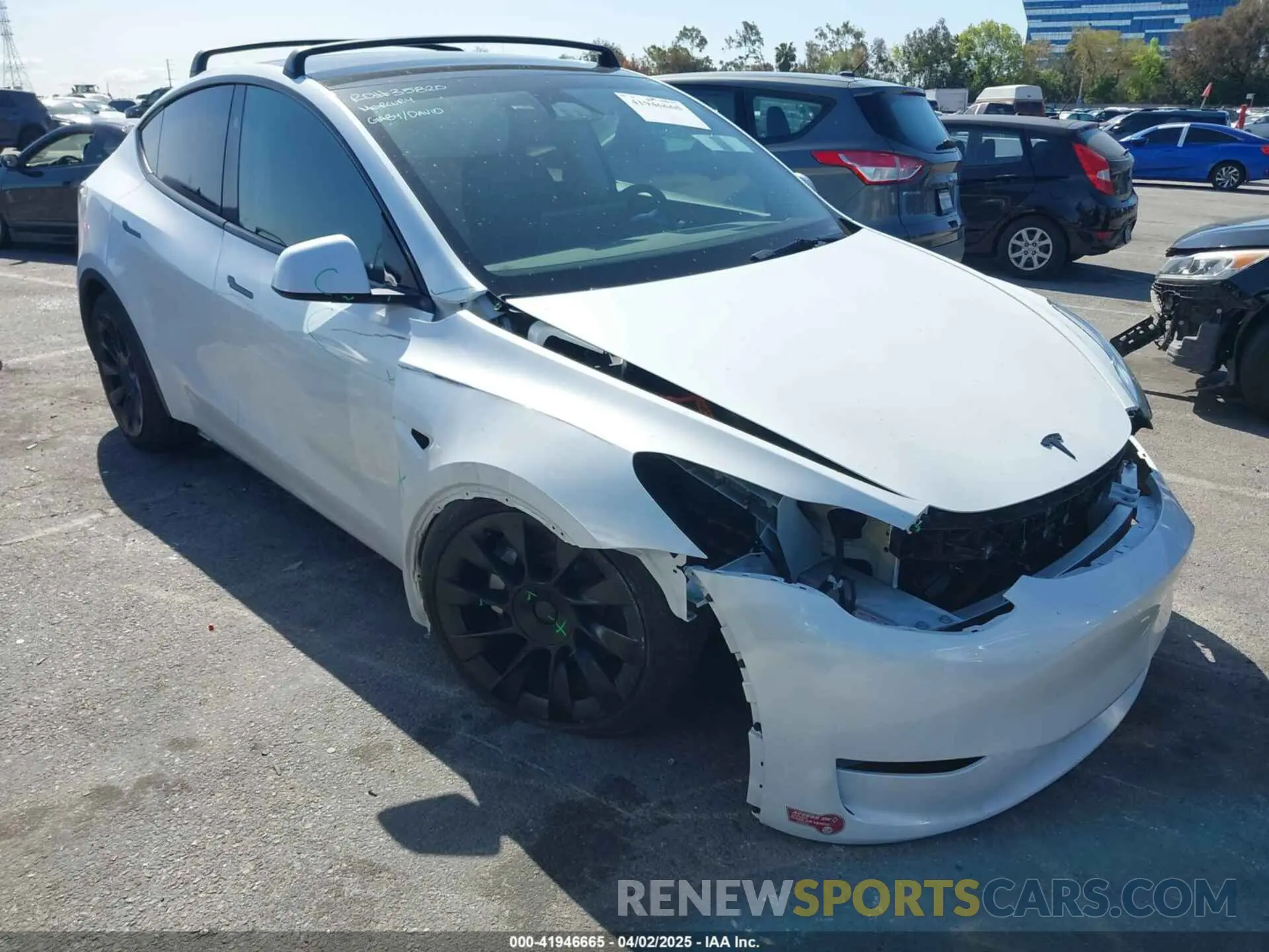 1 fotografías del automóvil dañado 7SAYGDEEXPA152986 TESLA MODEL Y 2023