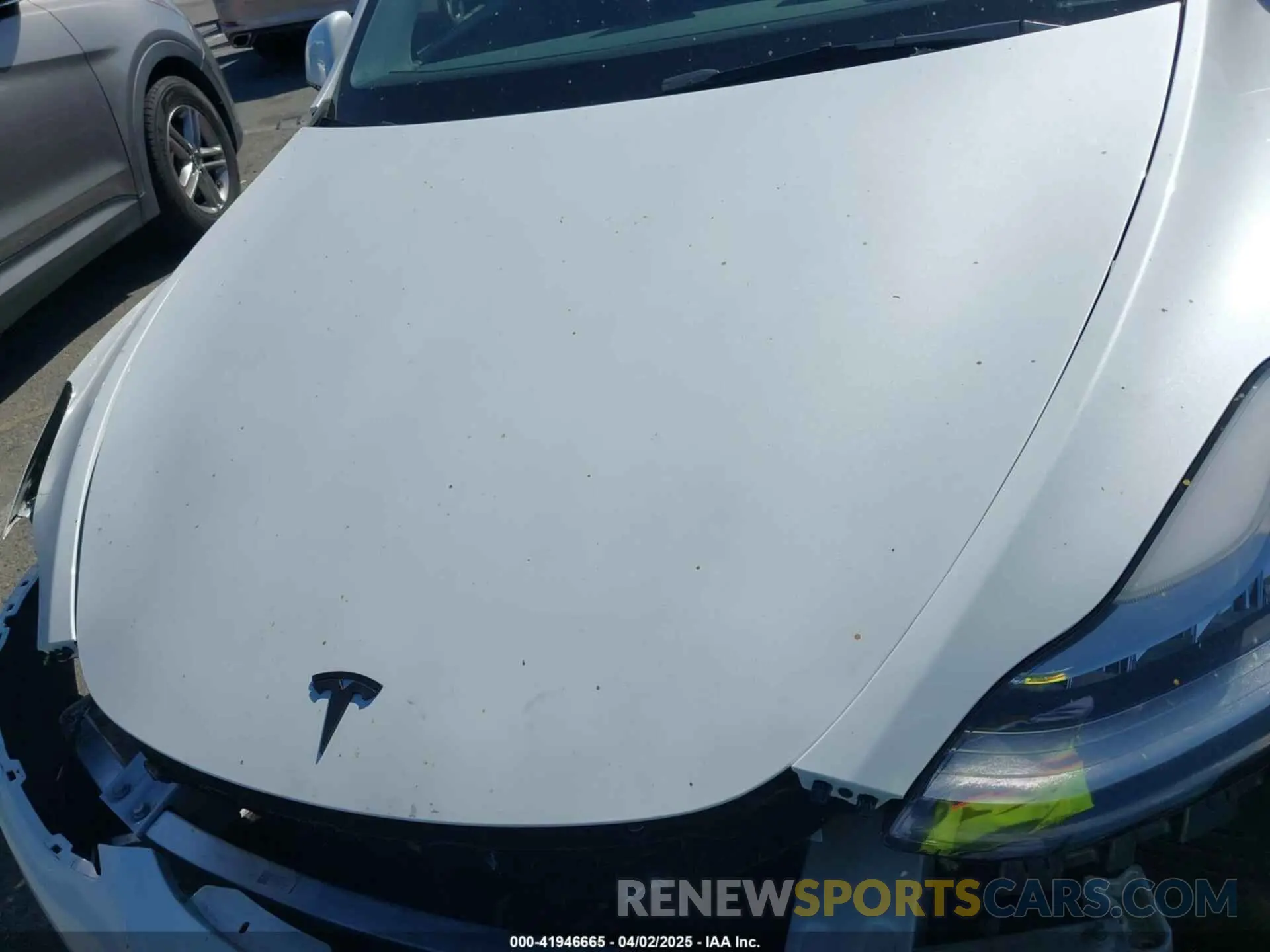 10 fotografías del automóvil dañado 7SAYGDEEXPA152986 TESLA MODEL Y 2023